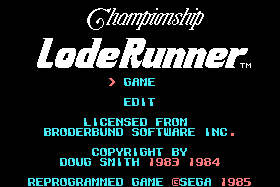 Championship Lode Runner 0
